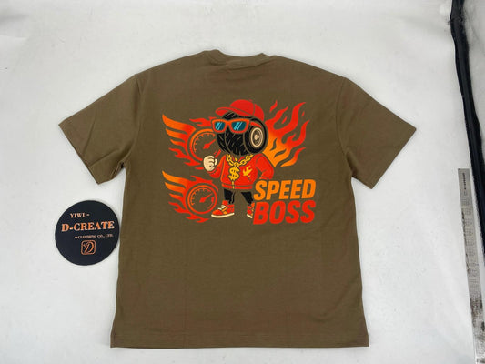 Brown shirt and shorts set