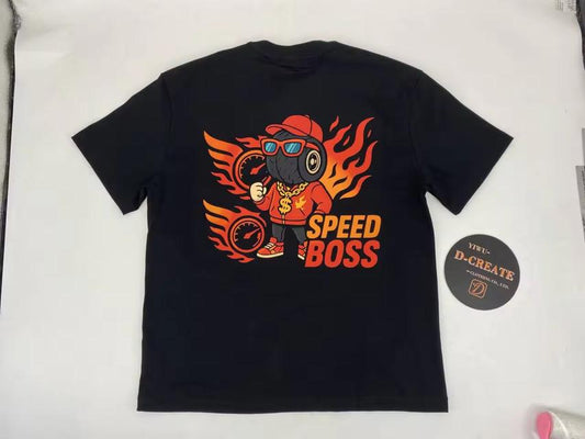 Black shirt and shorts set