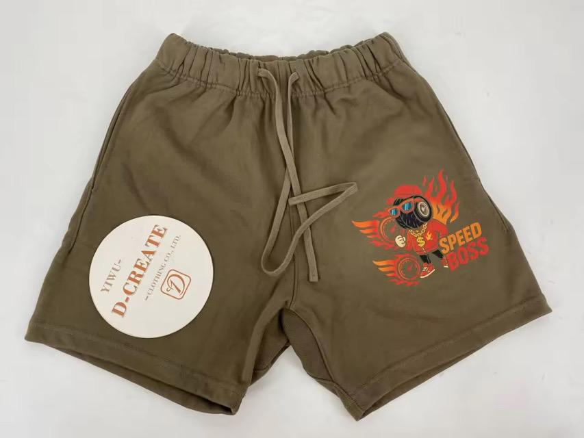 Brown shirt and shorts set