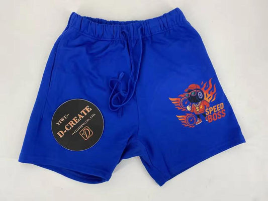 Blue shirt and shorts set