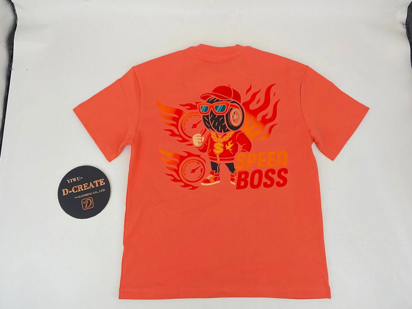 Orange shirt and shorts set