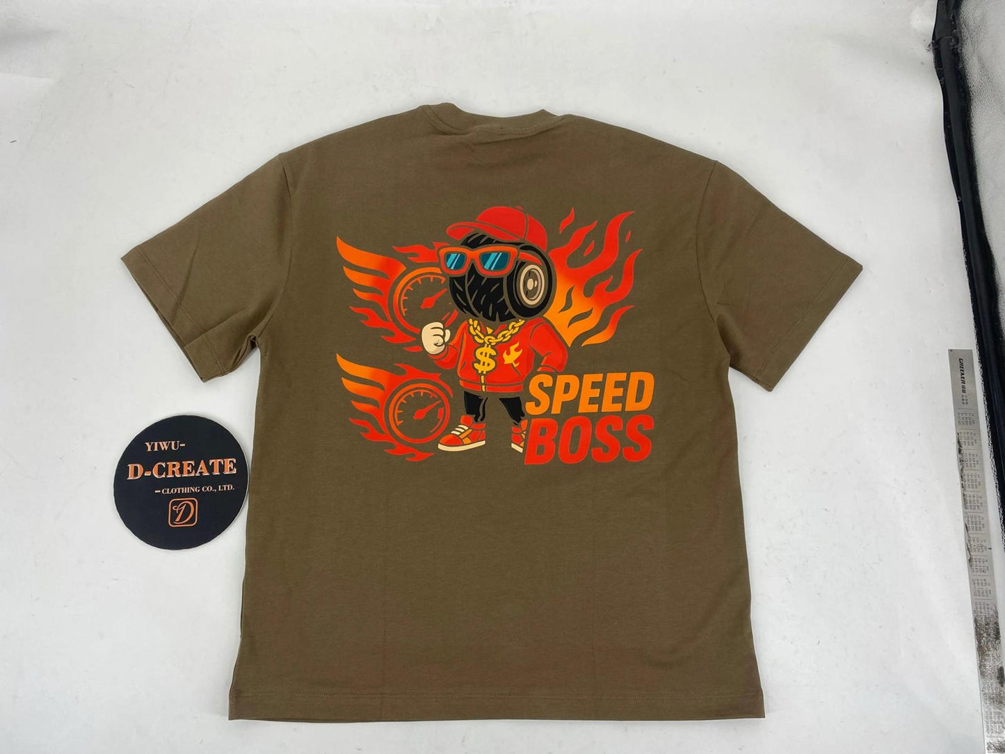 Brown shirt and shorts set