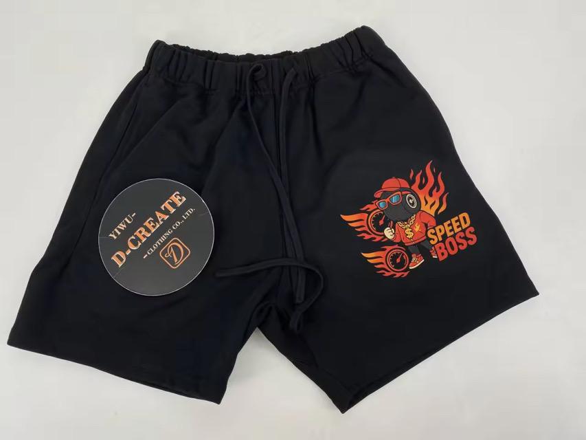 Black shirt and shorts set