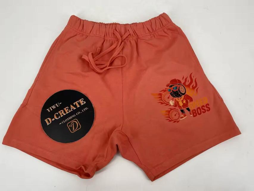 Orange shirt and shorts set